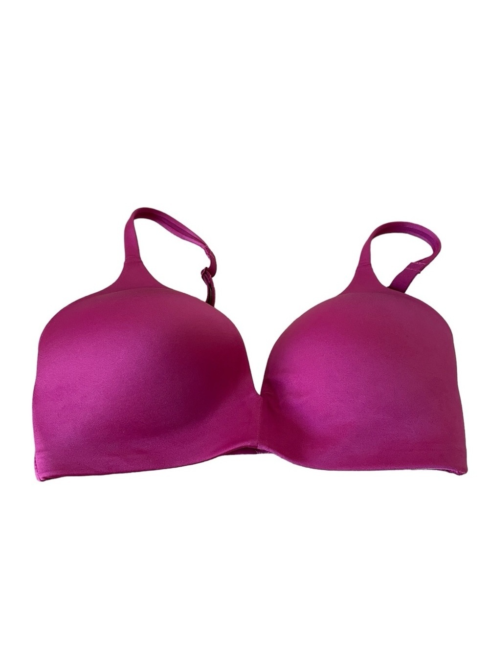 Modern Movement Bra Style Y92BM Wire Free Plunge Fuchsia Pink Size 32D